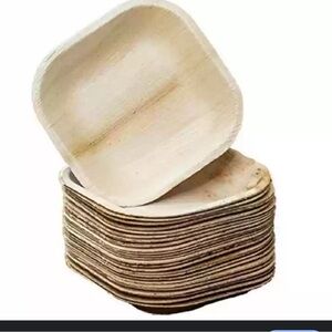 Eco-Friendly Square Palm Leaf Plates
